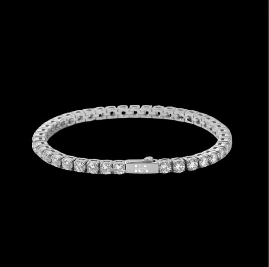 Luxurious Ice Out Tennis Stainless Steel Bracelet