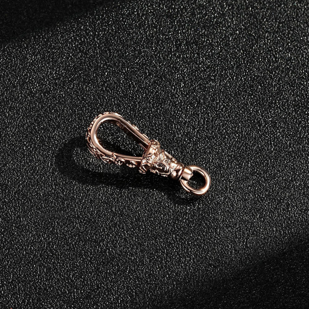 30MM LARGE ROSE GOLD ORNATE ALBERT CLASP - CLASP ONLY