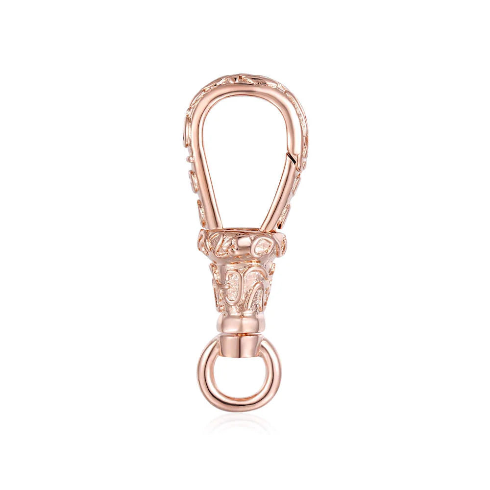 30MM LARGE ROSE GOLD ORNATE ALBERT CLASP - CLASP ONLY