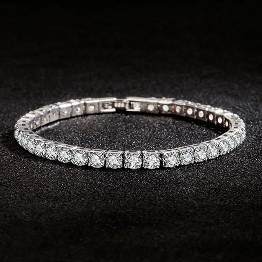 Iced Tennis Bracelet 5mm Cubic Zirconia