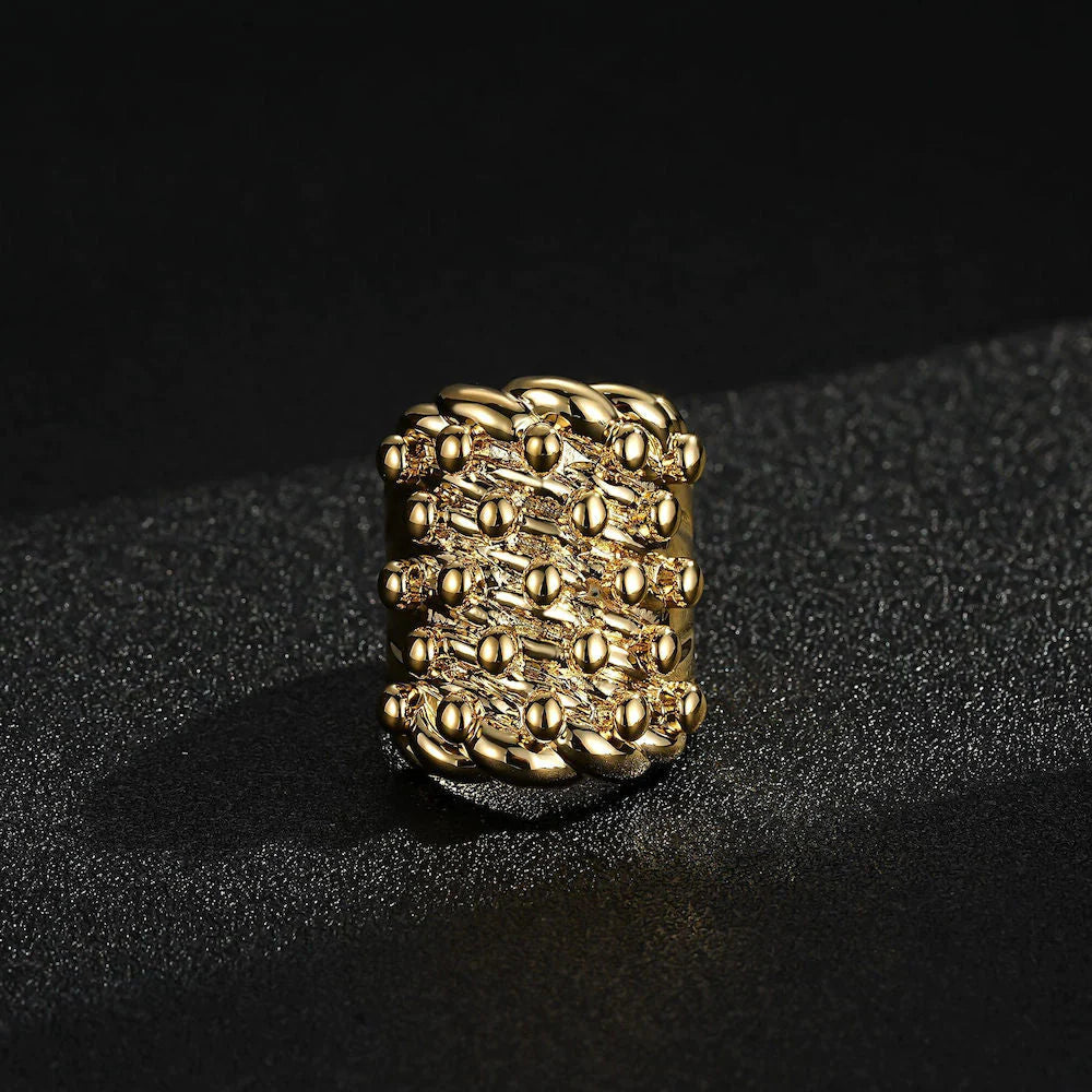 9ct PREMIUM HEAVY GOLD XXXL KEEPER RING